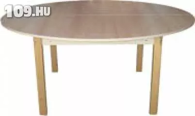 Asztal óvodai, fa váz, kör alakú